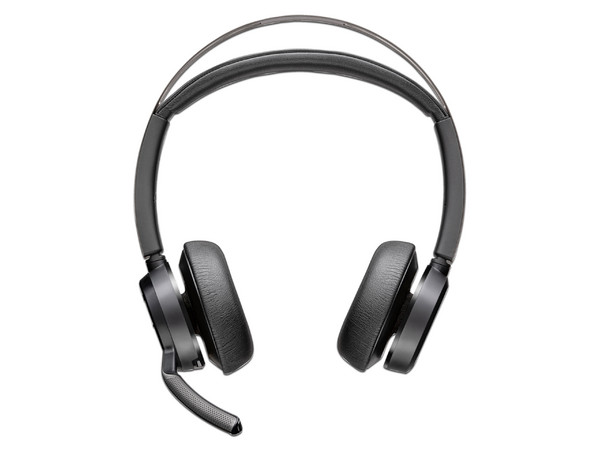 Audífonos con Micrófono Inalámbricos Poly Voyager Focus 2 UC, Bluetooth, USB, Respuesta de Frecuencia de 20Hz-20KHz, Color Negro.