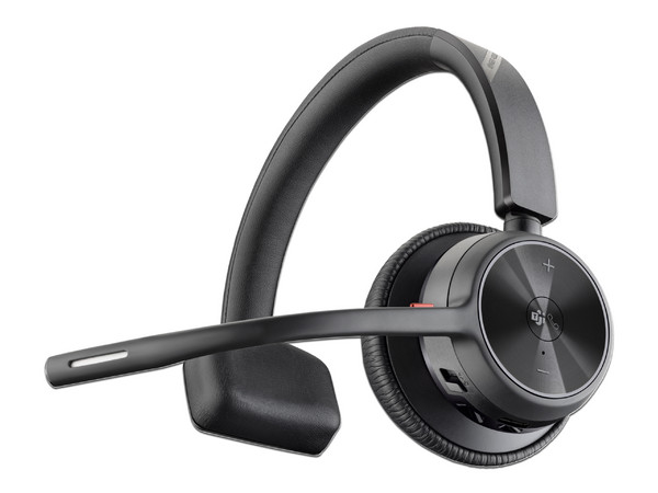 Audífonos Monoaural Inalámbrico Poly Voyager 4310-M, Respuesta de frecuencia 20-20000Hz, Receptor USB. Color Negro.