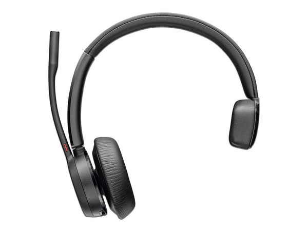 Audífonos Monoaural Inalámbrico Poly Voyager 4310-M, Respuesta de frecuencia 20-20000Hz, Receptor USB. Color Negro.