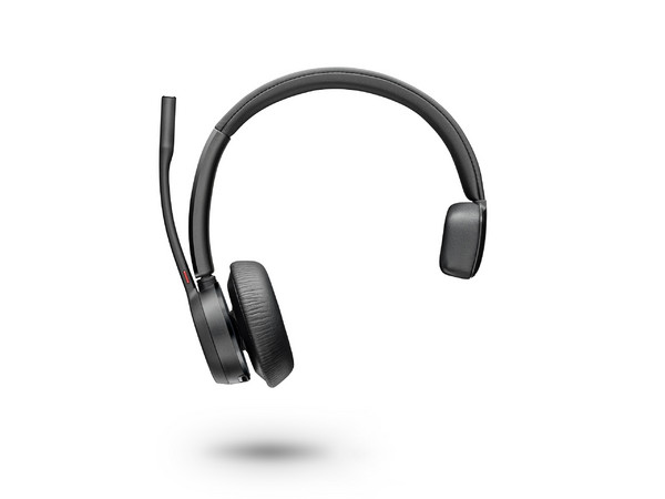 Audífonos Inalámbricos con Micrófono Poly Voyager 4310, Monoaural, Incluye Adaptador Bluetooth BT700, USB Tipo C. Color Negro.