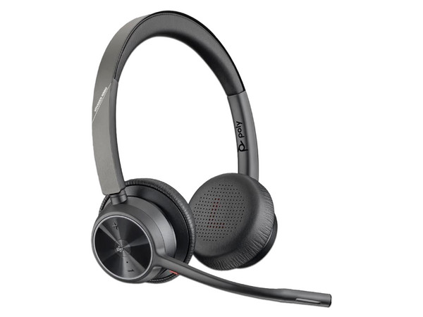 Audífonos Tipo Diadema Poly Poly Voyager 4320 UC, Respuesta de Frecuencia 20Hz-20kHz, USB, Bluetooth, Color Negro.