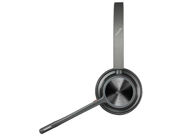 Audífonos Inalámbricos con Micrófono Poly Voyager 4320 MS con Base de carga, Incluye adaptador Bluetooth BT700, USB. Color Negro.