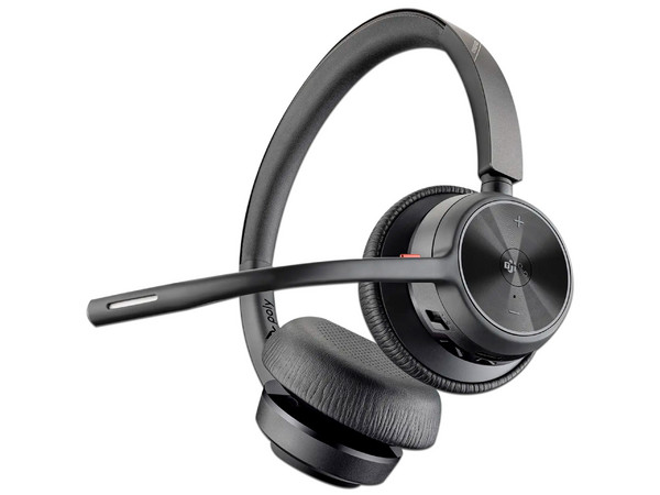 Audífonos Tipo Diadema con Micrófono Poly Voyager 4320,Respuesta de Frecuencia de 20 Hz - 20KHz, USB C, Color Negro.