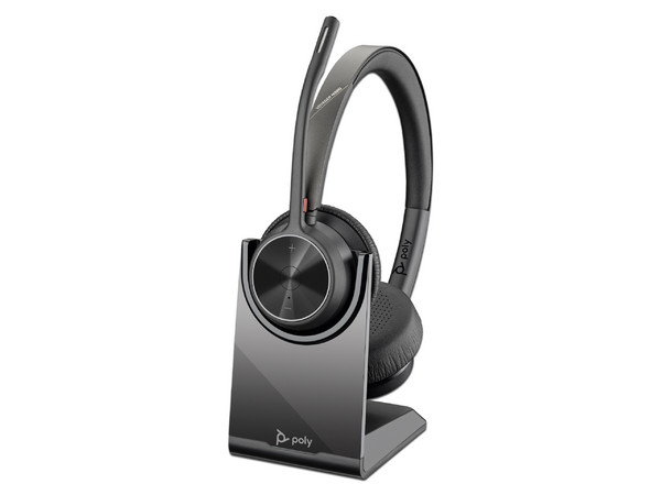 Audífonos con Micrófono Tipo Diadema Poly Voyager 4320, Bluetooth, Respuesta de Frecuencia de 20Hz - 20kHz, Color Negro.