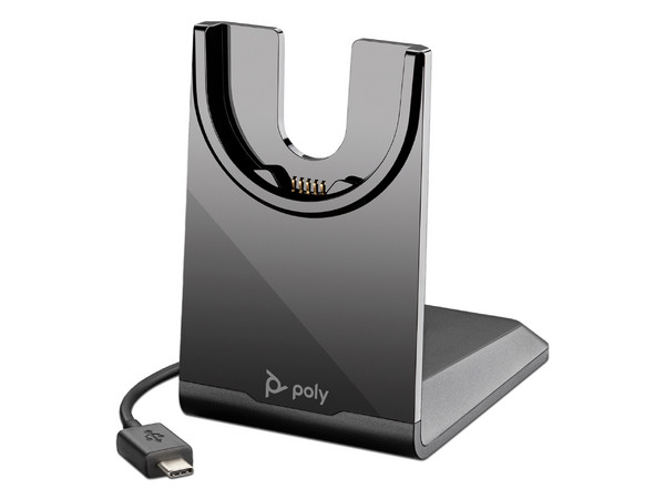 Audífonos con Micrófono Tipo Diadema Poly Voyager 4320, Bluetooth, Respuesta de Frecuencia de 20Hz - 20kHz, Color Negro.