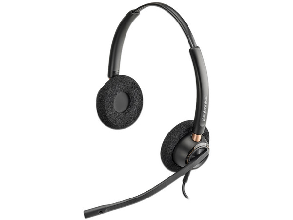 Audífonos con Micrófono Poly EncorePro 520, USB. Color Negro.
