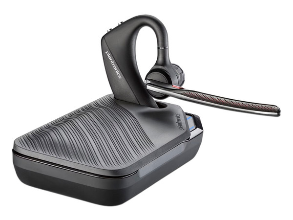 Manos Libres Monoaural Poly Voyager 5200, Receptor USB, Bluetooth, Respuesta de frecuencia de 100Hz a 20kHz Batería recargable, USB.
