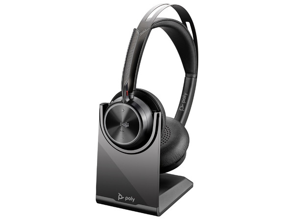 Audífonos Poly Voyager Focus 2, Respuesta de Frecuencia 20 - 20kHz, Bluetooth, Color Negro.