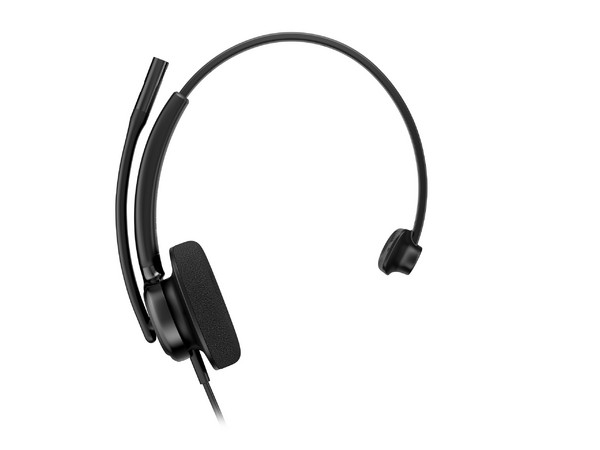 Diadema con Micrófono Monoaural Poly Mission 415, Respuesta de Frecuencia de 20 Hz a 20 KHz, Cable USB de 2m. Color Negro.