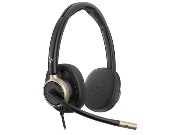 Diadema con Micrófono Poly Mission 825, Respuesta de Frecuencia de 50 Hz a 16 KHz, Cable USB de 2m. Color Negro.