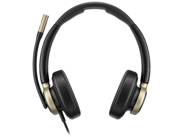 Diadema con Micrófono Poly Mission 825, Respuesta de Frecuencia de 50 Hz a 16 KHz, Cable USB de 2m. Color Negro.