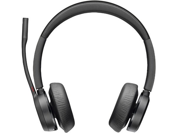 Audífonos Inalámbricos Poly Voyager 4320-M Certificados para Microsoft Teams, con Dongle BT700 y Base de Carga. Color Negro.