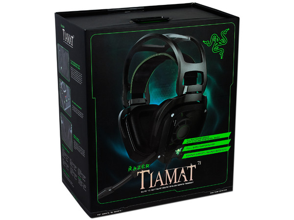 Audífonos con Micrófono Razer TIAMAT 7.1 sonido envolvente, respuesta de frecuencia 20-20000 Hz, 3.5 mm, USB.