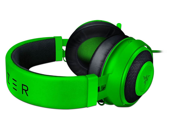 Audífonos Razer Kraken, respuesta de frecuencia 12Hz-28000Hz, 3.5mm. Color Verde.