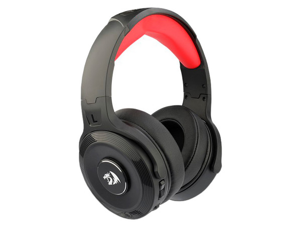 Audífonos Tipo Diadema Redragon Pelops H818, USB, Frecuencia de 20Hz-20KHz, 3.5mm, Color Negro/Rojo.
