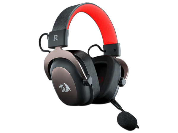 Audífonos con micrófono Redragon ZEUS2 H510, respuesta de frecuencia 20-20,000Hz, sonido envolvente 7.1, 3.5mm. Color Negro.