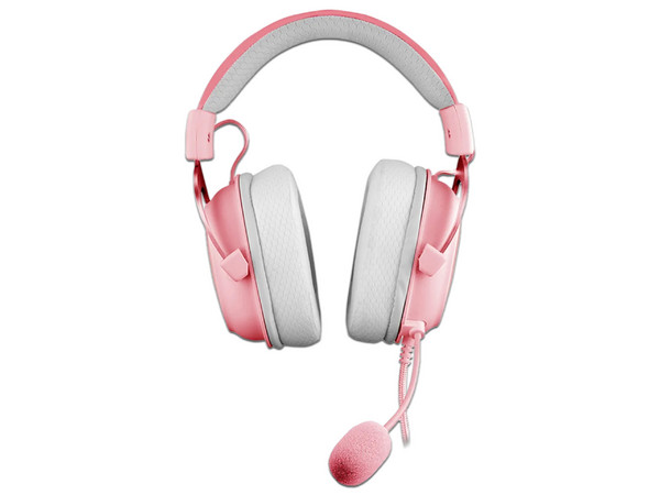 Audífonos Gamer tipo Diadema Redragon ZEUS X H510, RGB, USB, Color Rosa.