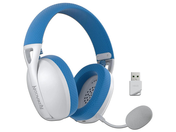 Audífonos Gamer con Micrófono Redragon IRE PRO H848B, USB. Color Azul.