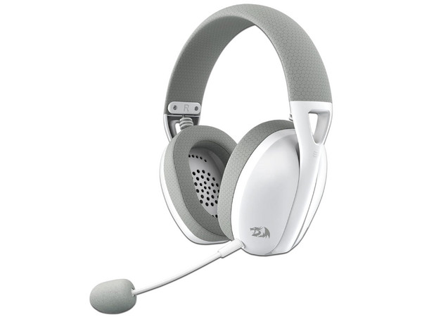Audífonos Gamer con Micrófono Redragon IRE PRO H848G, USB. Color Blanco.