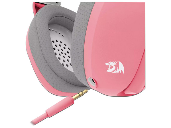 Audífonos Inalámbricos Gamer Redragon IRE PRO H848, Respuesta de Frecuencia 20Hz-20,000Hz. Color Rosa