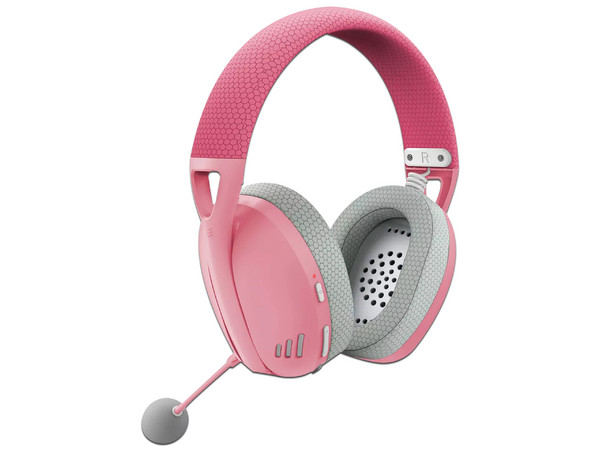 Audífonos Inalámbricos Gamer Redragon IRE PRO H848, Respuesta de Frecuencia 20Hz-20,000Hz. Color Rosa