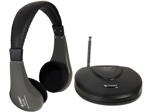 Audífonos inalámbricos de radio frecuencia VHF con Receptor compatible con audífonos (SKU 87067).