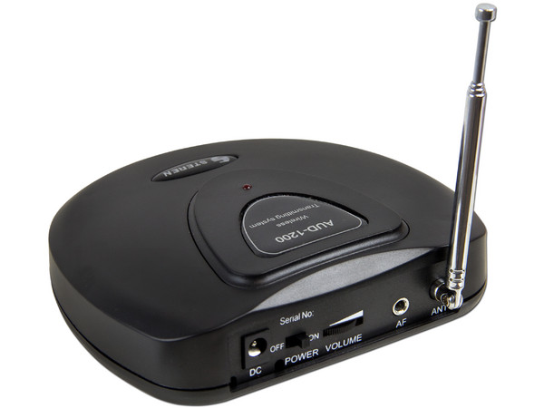 Audífonos inalámbricos de radio frecuencia VHF con Receptor compatible con audífonos (SKU 87067).