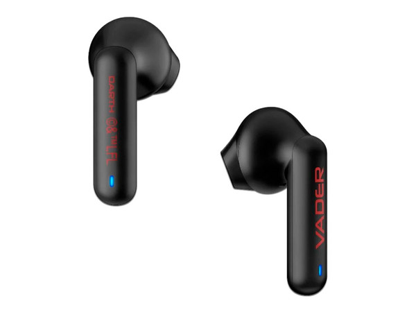 Audífonos Intrauriculares con Micrófono Steren FreePoods Touch, Respuesta de Frecuencia de 20Hz-20kHz, Bluetooth, Edición Darth Vader.