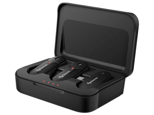 Micrófono Steren MIC-9050 Inalámbrico, Frecuencia de 20 - 20000 Hz, Conector USB Tipo C.