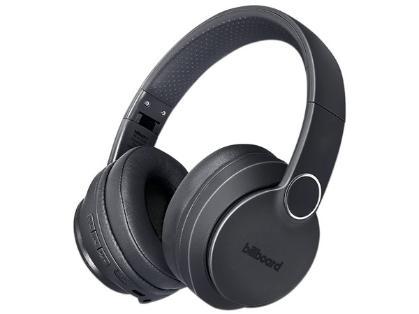 Audífonos Tipo Diadema Inalámbricos STF Billboard BB-H75020, Rango de Frecuencia de 20Hz a 20KHz, Bluetooth 5.1, Jack 3.5mm. Color Negro.