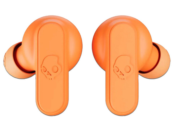 Audífonos Skullcandy Dime True Wireless, Respuesta de Frecuencia 20Hz - 20KHz, USB Tipo C, Bluetooth 5.3, IPX4. Color Naranja.