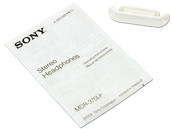 Audifonos Estéreo Sony MDR-370LP. Color Blancos 