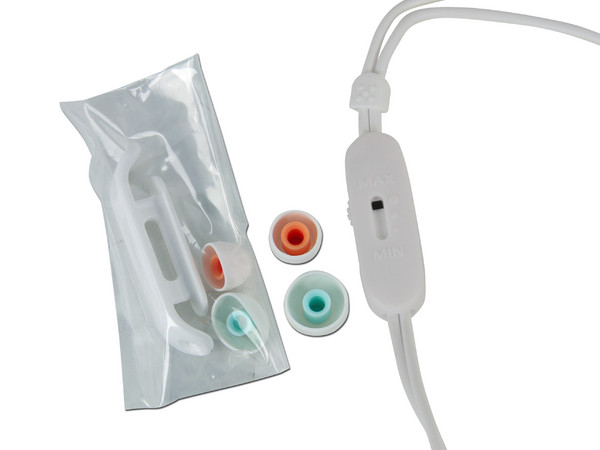 Audifonos Sony MDR-EX58V, control de volumen integrado. Color Blancos