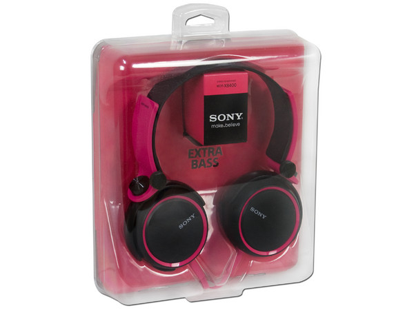 Audífonos Sony MDR-XB400, bajos potentes, respuesta de frecuencia 5-22,000Hz.