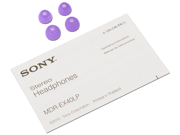 Audífonos Estéreo Sony MDREX40LP, respuesta de frecuencia 6-23000 Hz.
