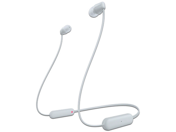 Audífonos inalámbricos Sony WI-C100, Bluetooth. Color Blanco.
