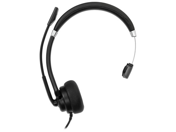 Diadema monoaural con micrófono Targus AEH101TT, USB. Color Negro.