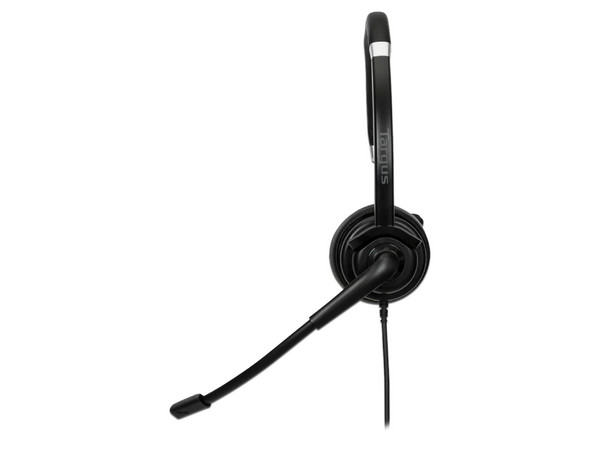 Diadema monoaural con micrófono Targus AEH101TT, USB. Color Negro.