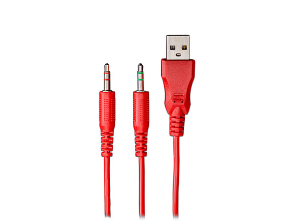 Audífonos Gamer con Micrófono TechZone NASA NS-HSG03, 3.5mm, USB, RGB. Color Blanco/Azul.