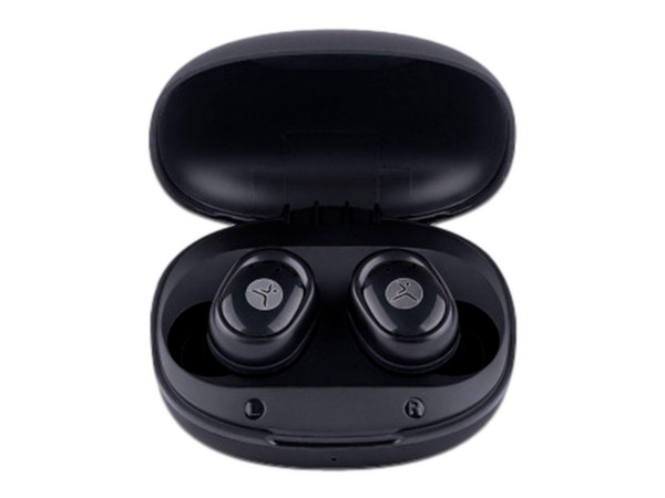 Audífonos Inalámbricos TechZone TZWS03, Bluetooth, Color Negro.