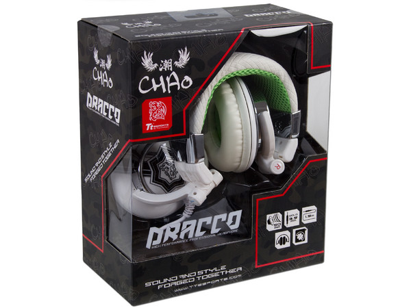 Audífonos plegables Tt eSports Chao Dracco, Respuesta de Frecuencia 10-22000Hz.