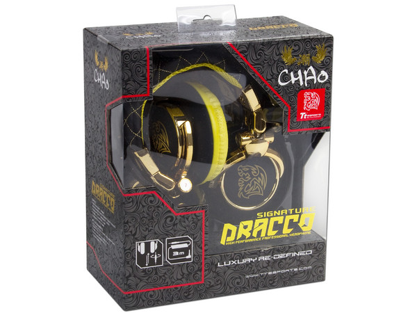 Audífonos plegables Tt eSports Chao Signature Dracco, Respuesta de Frecuencia 10-22000Hz.