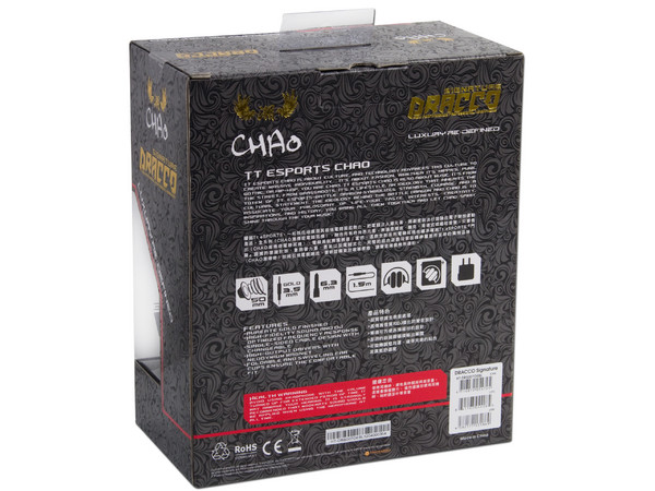 Audífonos plegables Tt eSports Chao Signature Dracco, Respuesta de Frecuencia 10-22000Hz.