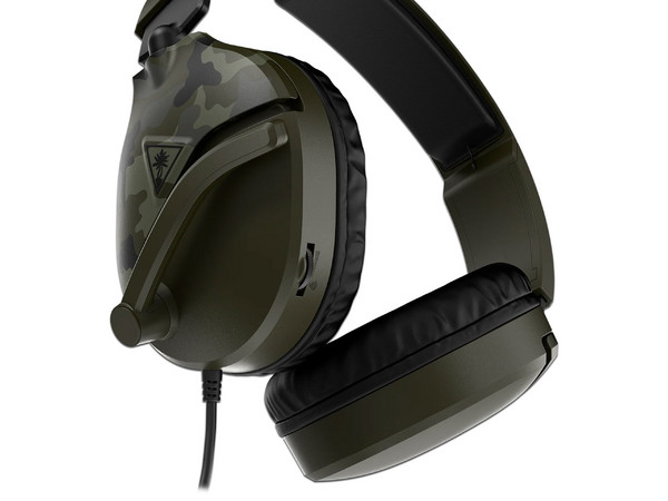Audífonos Turtle Beach EarForce Recon 70, Alámbrico 3.5mm, para PS4 Pro, PS4 y PS5. Color Verde Camuflaje