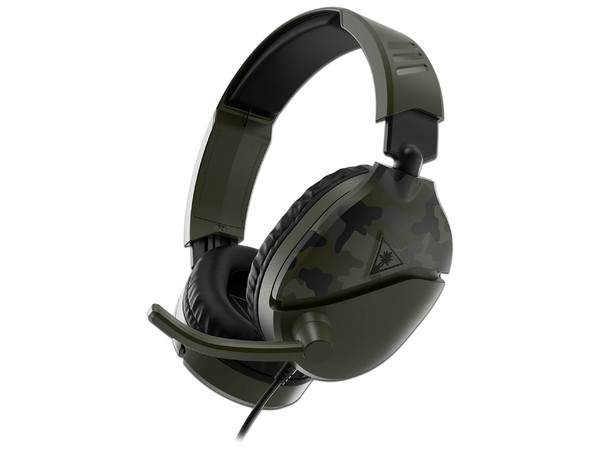 Audífonos Turtle Beach EarForce Recon 70, Alámbrico 3.5mm, para PS4 Pro, PS4 y PS5. Color Verde Camuflaje