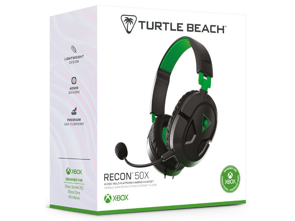Auriculares Turtle Beach RECON 50X para Xbox One y Xbox Series X/S.