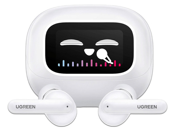 Audífonos Inalámbricos UGREEN HiTune T6 Magic, Respuesta de Frecuencia de 20 Hz a 40 KHz, Cancelación de Ruido ENC, Bluetooth 5.4. Color Blanco.