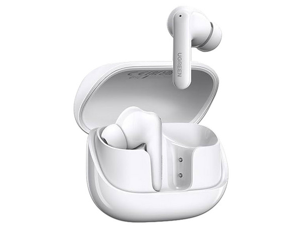 Audífonos Inalámbricos UGREEN HiTune T6 Magic, Respuesta de Frecuencia de 20 Hz a 40 KHz, Cancelación de Ruido ENC, Bluetooth 5.4. Color Blanco.
