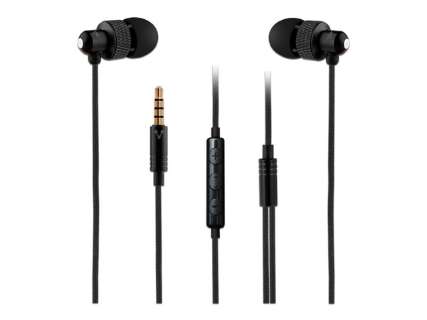 Audífonos Alámbricos Vorago EP-304, Respuesta de Frecuencia 20Hz - 20kHz, 3.5mm, Color Negro.