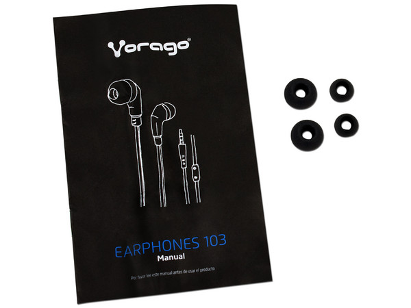 Audífonos con Micrófono Vorago EP-103, respuesta de frecuencia 20 Hz - 20 kHz.
